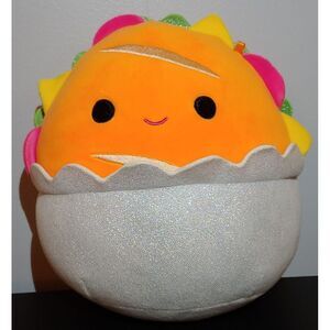 Squishmallows Iker The Hoagie Sandwich 8" Junk Food Squad Neon Kelly Toy 2023
